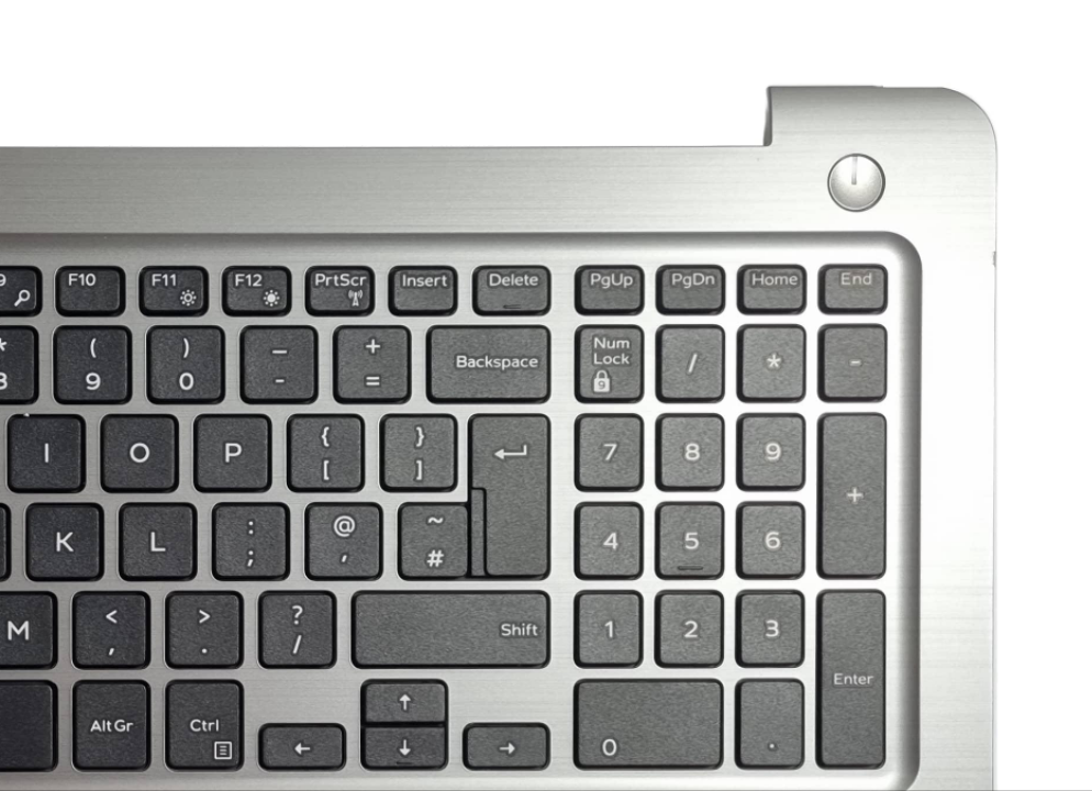 New replacement Dell Inspiron 15 5565 & 5567 Silver Palmrest Keyboard Assembly 2YGKM 02YGKM