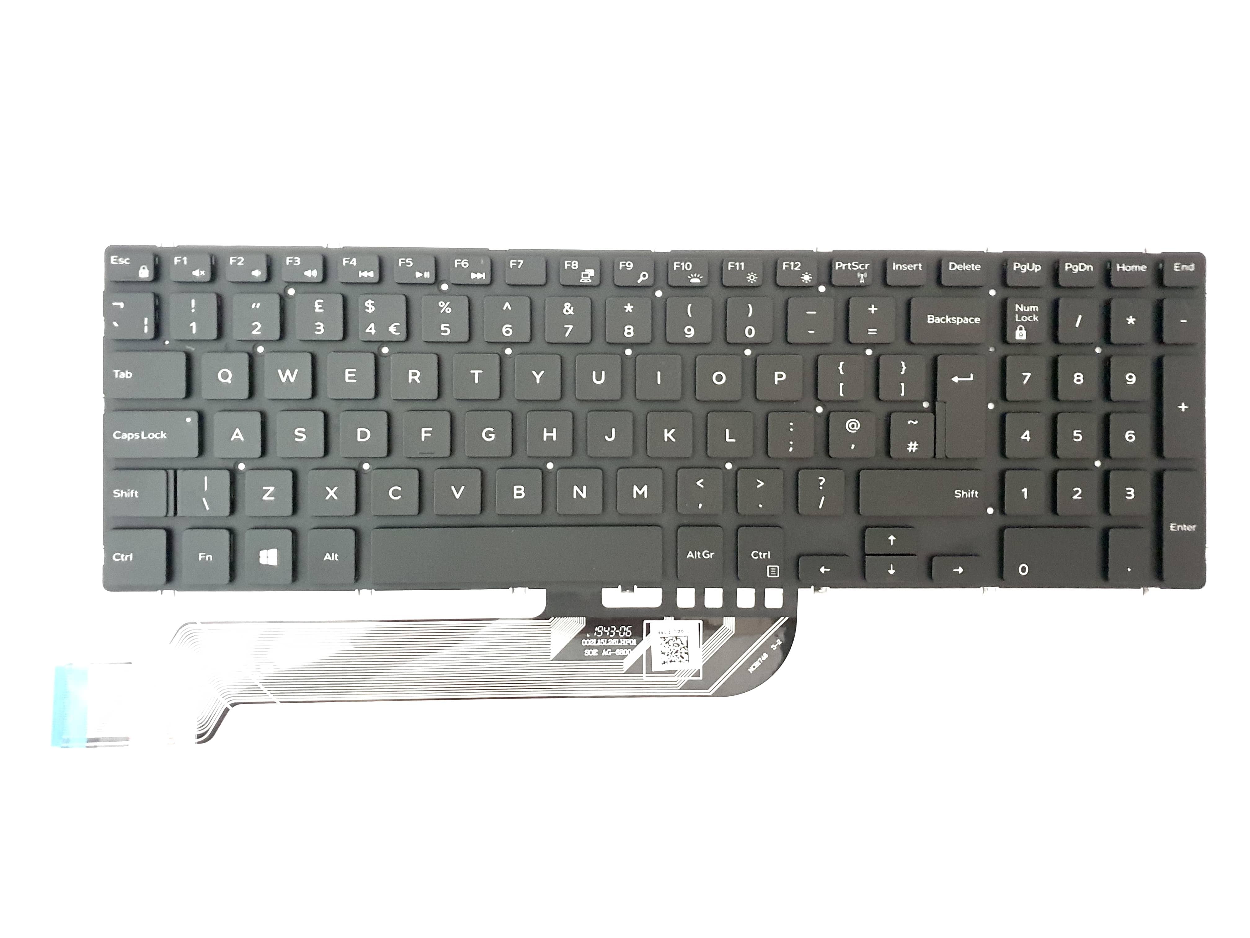 Dell Inspiron 5565 5567 5767 7567 G7 7590 UK Backlit Keyboard 