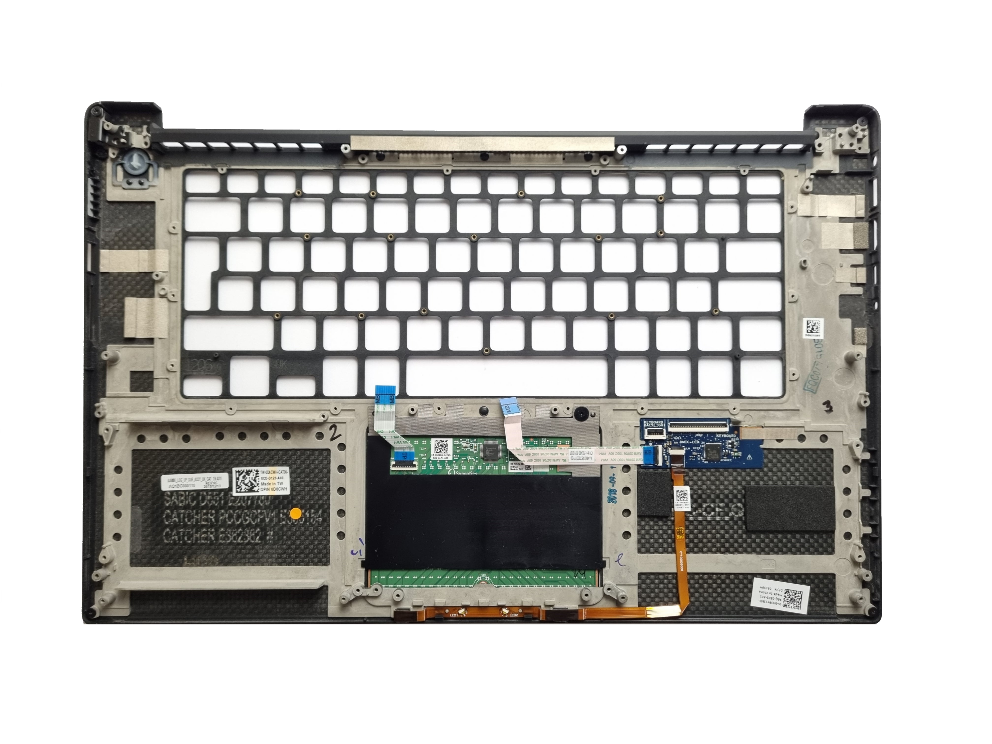 Dell XPS 15 9550 & Precision 5510 Palmrest / touchpad Assembly 9159M 09159M