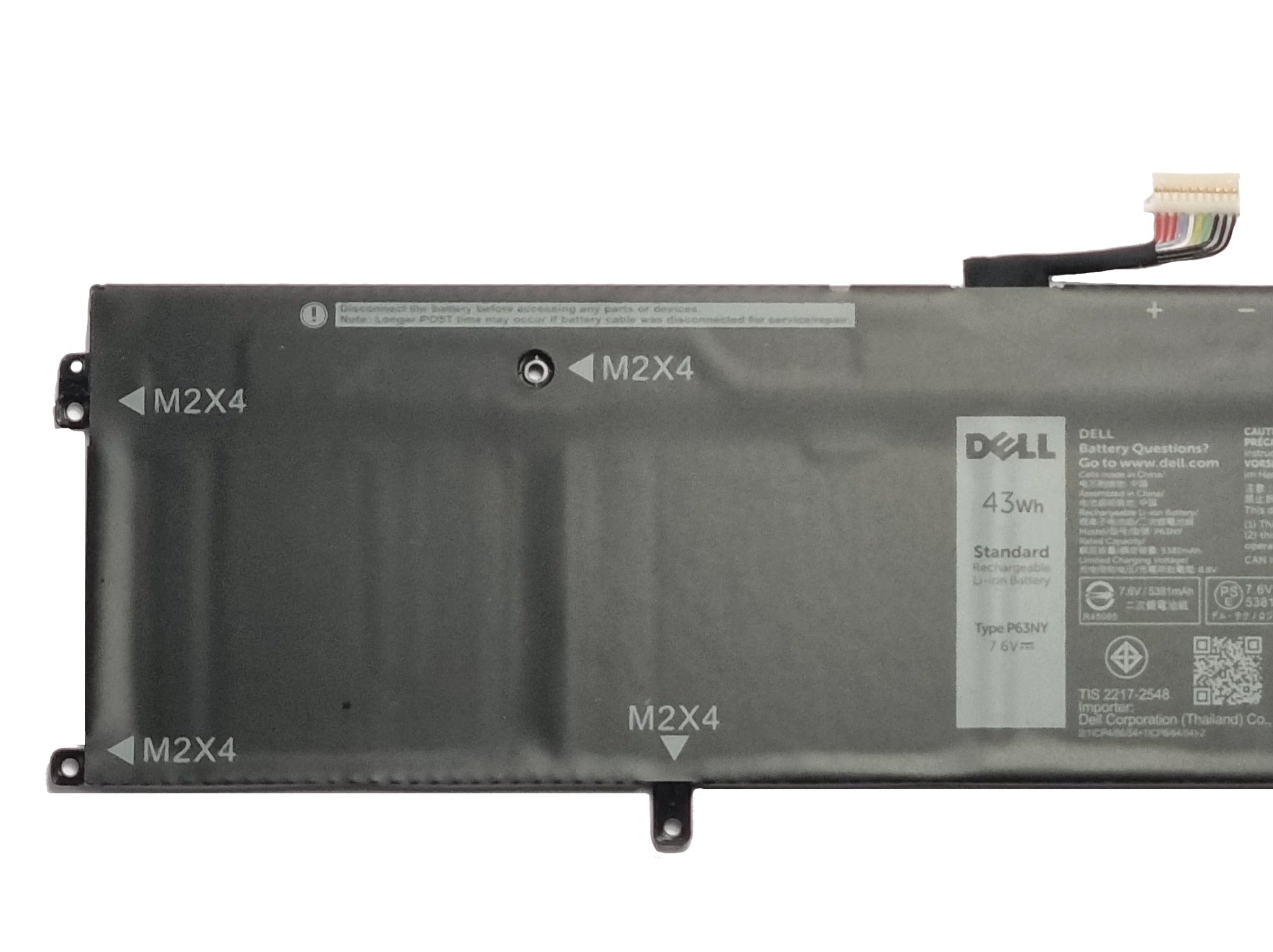 Dell Latitude 13 7370 43Wh 4 Cell Laptop Battery P63NY G7X14 0G7X14